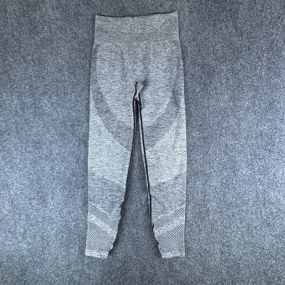 Pink Victoria's Secret Seamless Leggings Womens 23x24 Heather‎ Gray Cotton Yoga